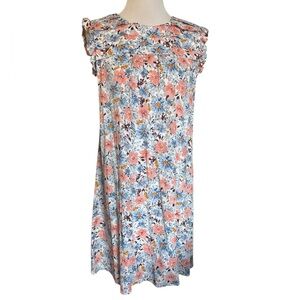Leslie Fay Elegant Floral Print Dress